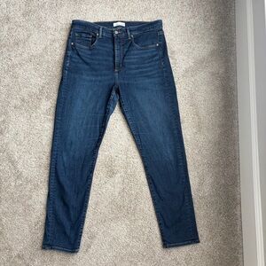 LOFT Dark Blue Skinny Jeans